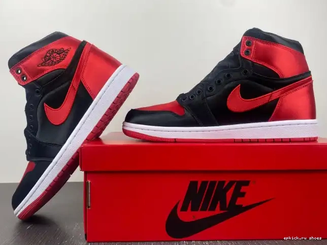 Cheap Jordan Air 1 Satin High FD4810-061 OG WMNS Bred 0430